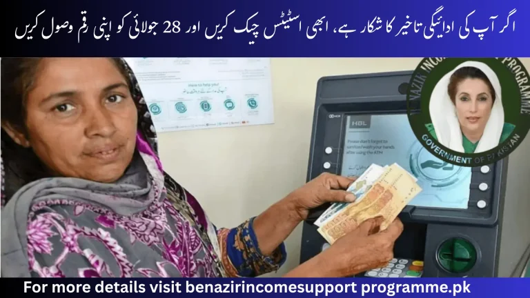 check BISP 14500 July 2025 payment status