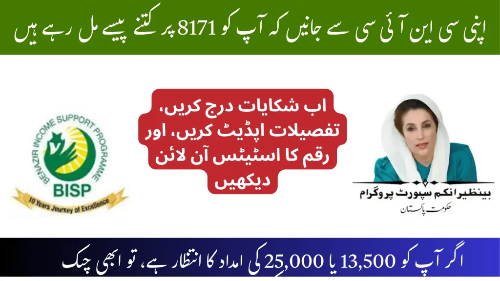 8171 CNIC Check Online 2025 – August Guide to BISP & Ehsaas Payments 1 8171 CNIC Check Online 2025
