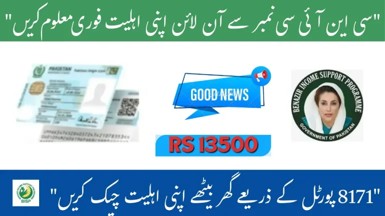 8171 Check Online CNIC