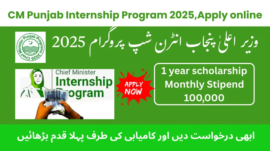 CM Punjab Internship Program 2025: Easy Guide to Apply Online, Eligibility, Stipends, and Benefits 1 online intern wp